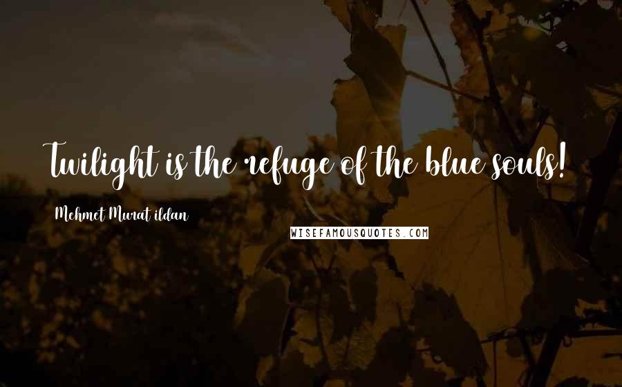 Mehmet Murat Ildan Quotes: Twilight is the refuge of the blue souls!