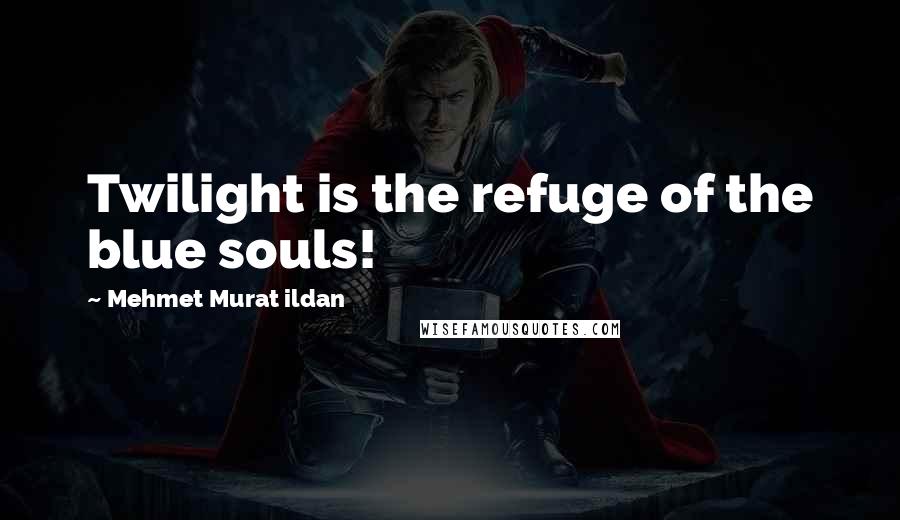 Mehmet Murat Ildan Quotes: Twilight is the refuge of the blue souls!