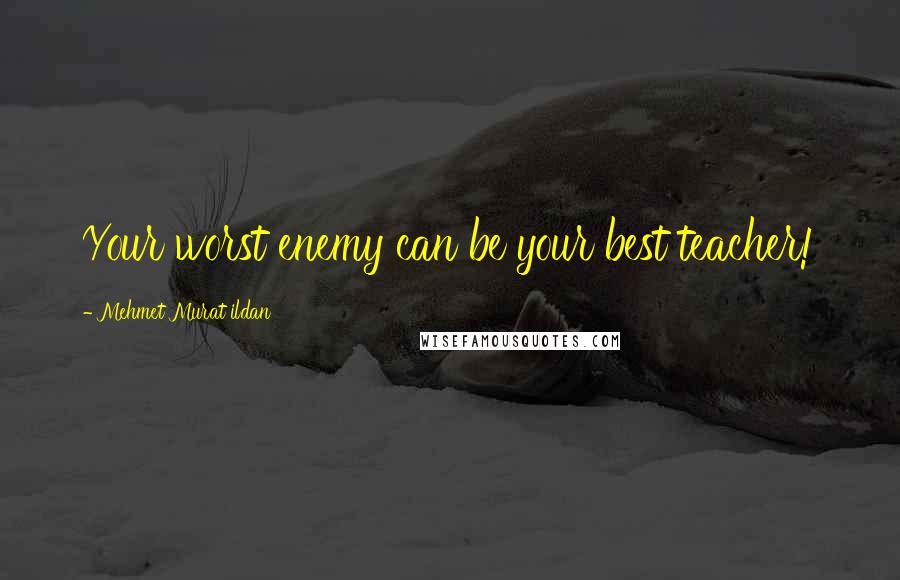 Mehmet Murat Ildan Quotes: Your worst enemy can be your best teacher!