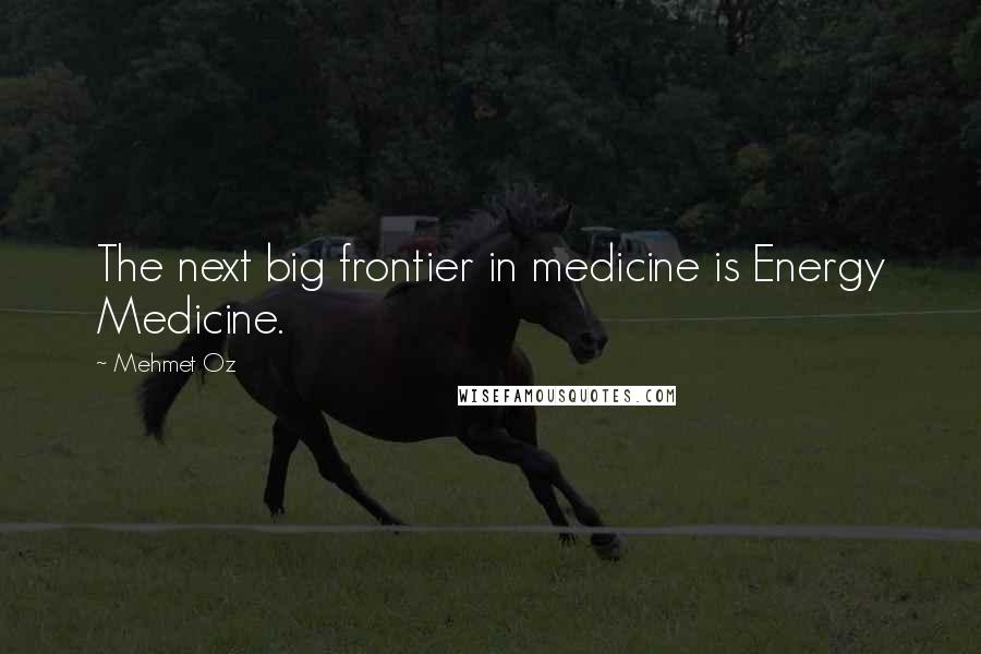 Mehmet Oz Quotes: The next big frontier in medicine is Energy Medicine.