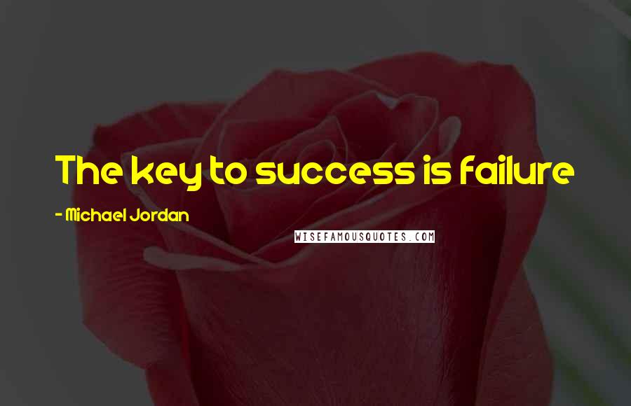 Michael Jordan Quotes: The key to success is failure