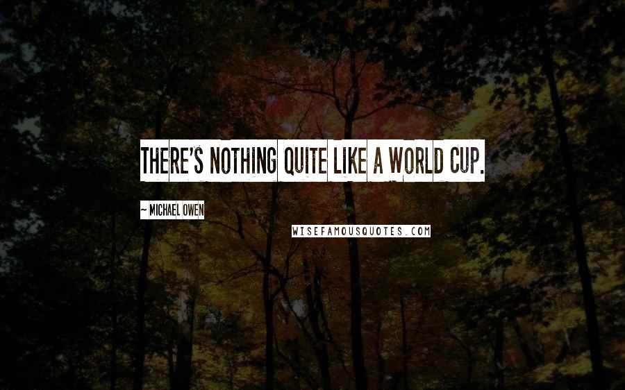 Michael Owen Quotes: There's nothing quite like a World Cup.