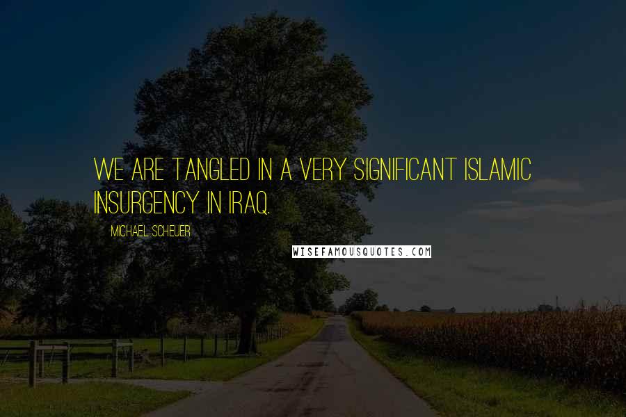 Michael Scheuer Quotes: We are tangled in a very significant Islamic insurgency in Iraq.