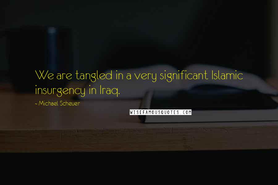 Michael Scheuer Quotes: We are tangled in a very significant Islamic insurgency in Iraq.