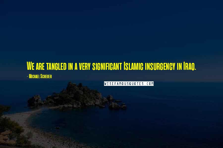 Michael Scheuer Quotes: We are tangled in a very significant Islamic insurgency in Iraq.
