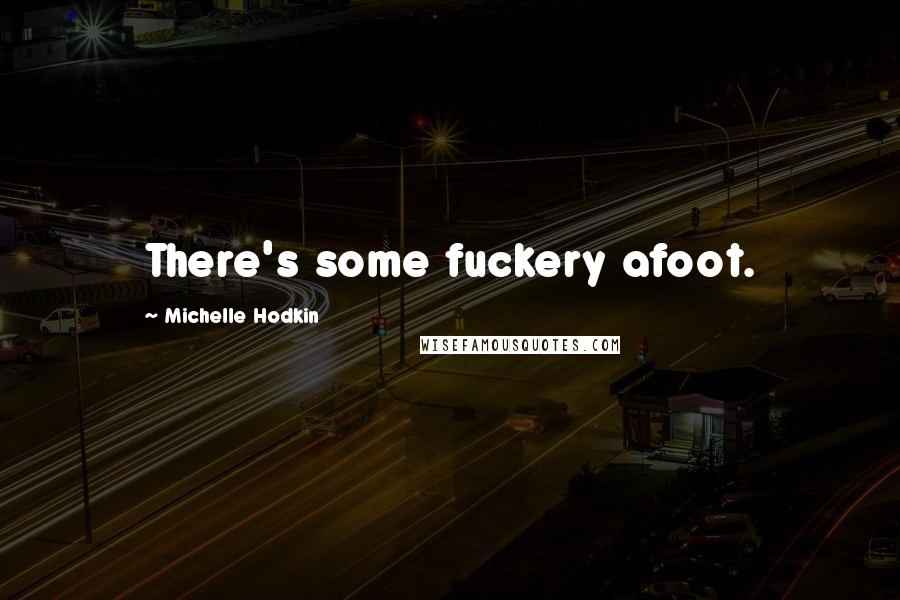 Michelle Hodkin Quotes: There's some fuckery afoot.