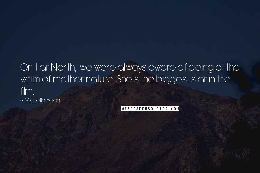 Michelle Yeoh Quotes: On 'Far North,' we were always aware of being at the whim of mother nature. She's the biggest star in the film.