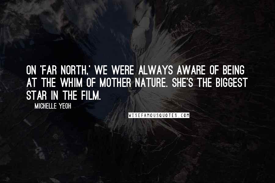 Michelle Yeoh Quotes: On 'Far North,' we were always aware of being at the whim of mother nature. She's the biggest star in the film.