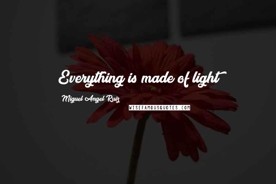 Miguel Angel Ruiz Quotes: Everything is made of light