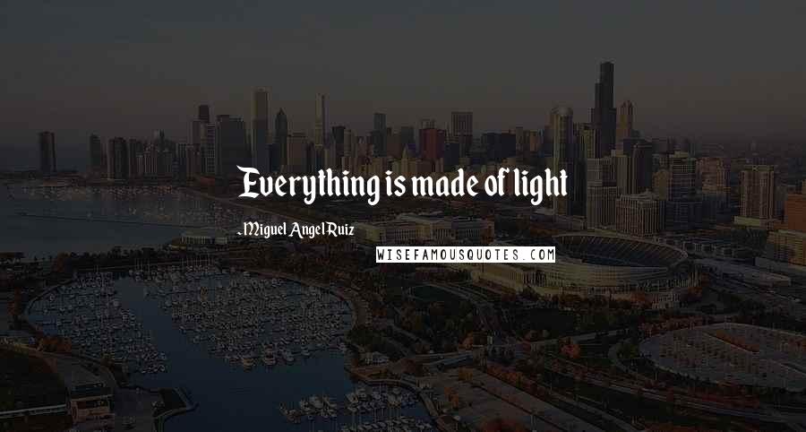 Miguel Angel Ruiz Quotes: Everything is made of light