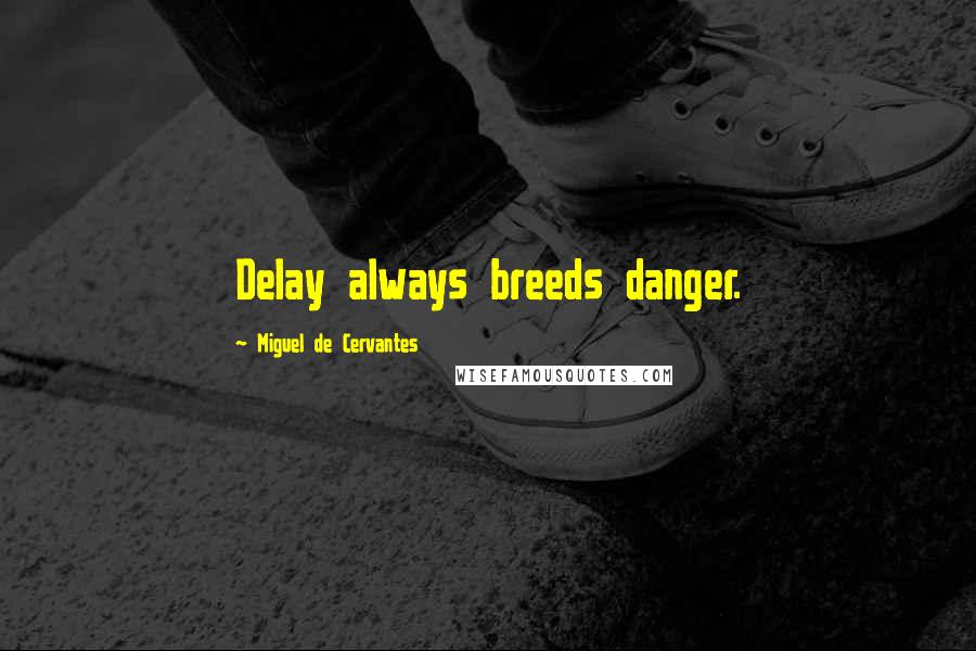 Miguel De Cervantes Quotes: Delay always breeds danger.