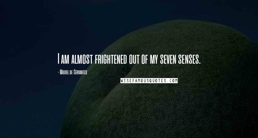 Miguel De Cervantes Quotes: I am almost frightened out of my seven senses.