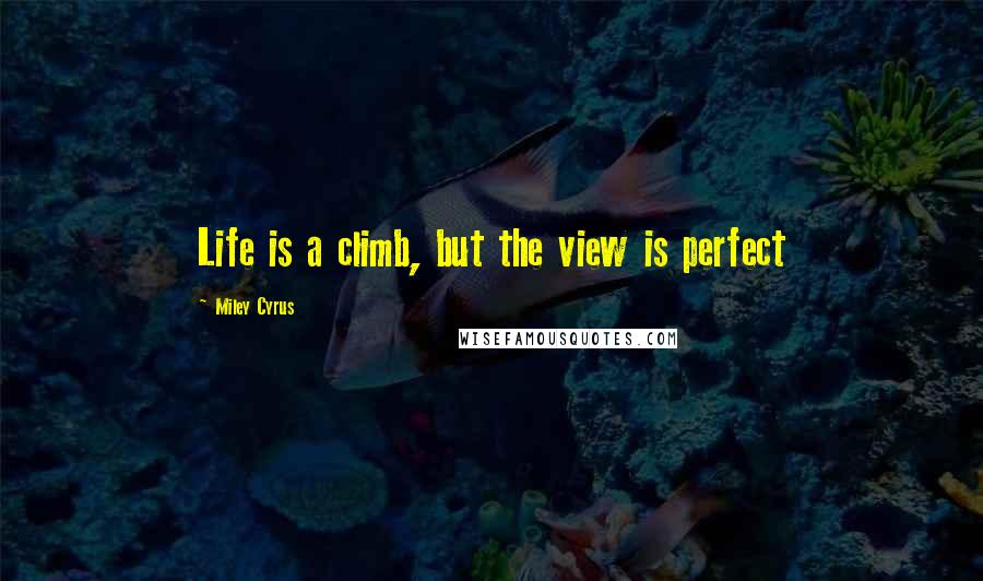 Miley Cyrus Quotes: Life is a climb, but the view is perfect