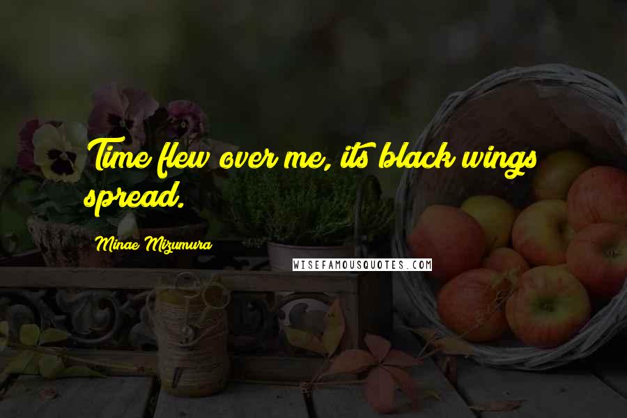 Minae Mizumura Quotes: Time flew over me, its black wings spread.