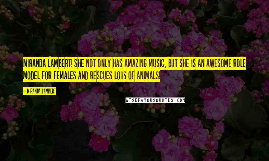 Miranda Lambert Quotes: Miranda Lambert! She not only has amazing music, but she is an awesome role model for females and rescues lots of animals!