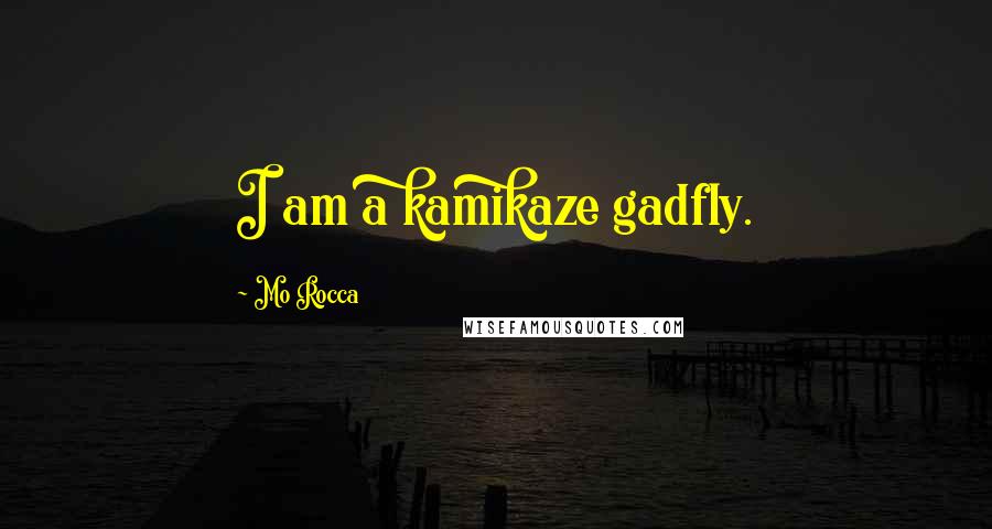 Mo Rocca Quotes: I am a kamikaze gadfly.