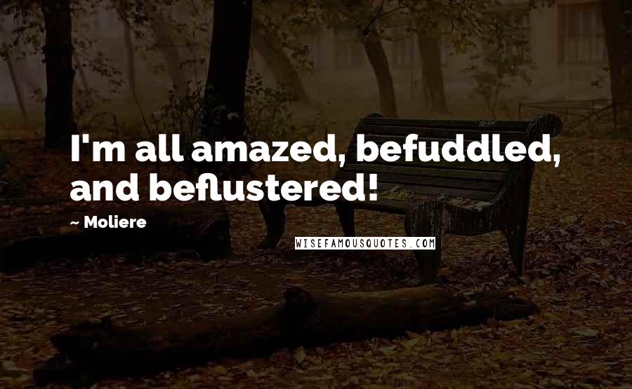 Moliere Quotes: I'm all amazed, befuddled, and beflustered!