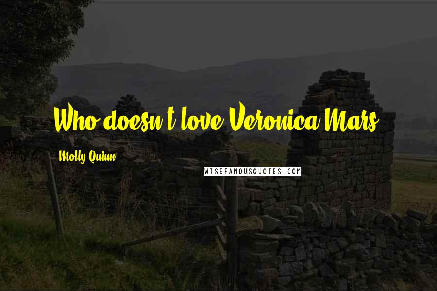 Molly Quinn Quotes: Who doesn't love Veronica Mars?