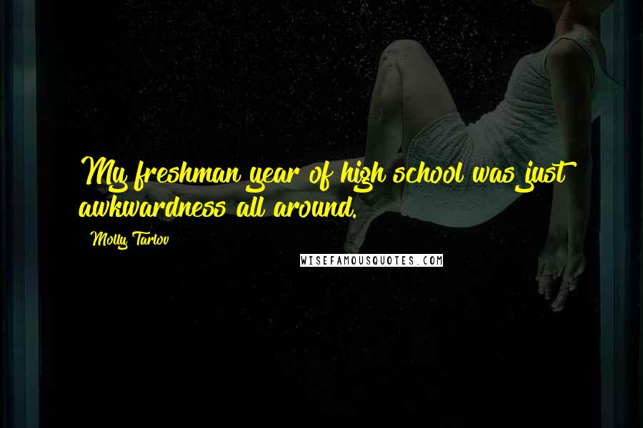 Molly Tarlov Quotes: My freshman year of high school was just awkwardness all around.