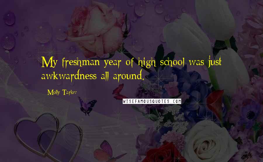 Molly Tarlov Quotes: My freshman year of high school was just awkwardness all around.