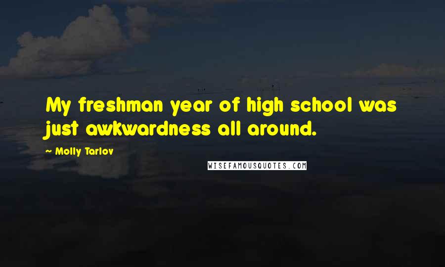 Molly Tarlov Quotes: My freshman year of high school was just awkwardness all around.