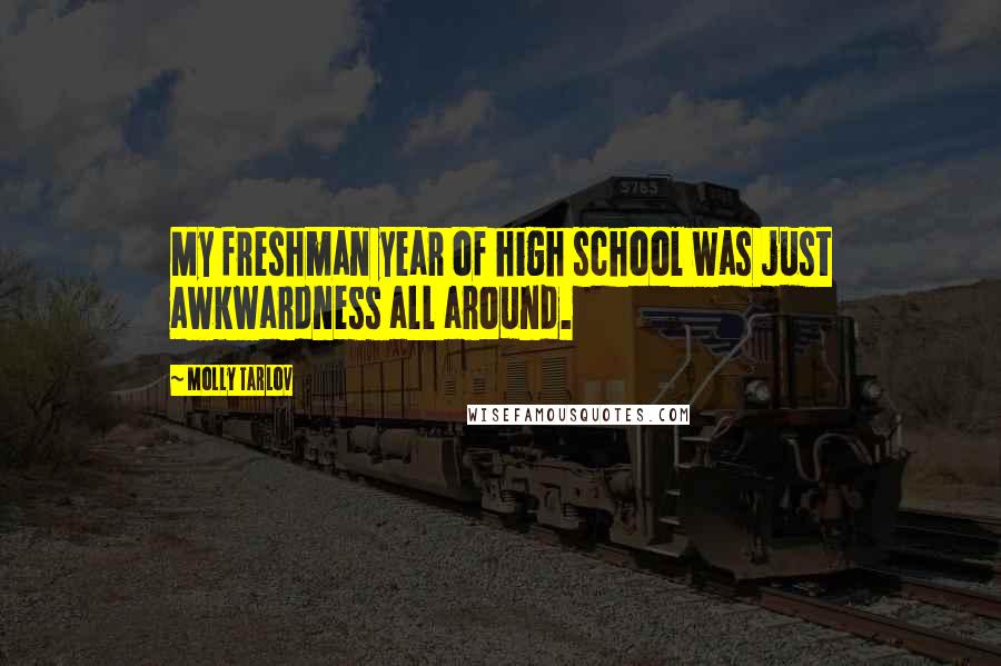 Molly Tarlov Quotes: My freshman year of high school was just awkwardness all around.