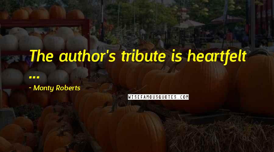Monty Roberts Quotes: The author's tribute is heartfelt ...