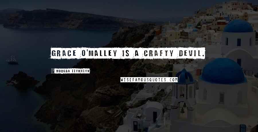 Morgan Llywelyn Quotes: Grace O'Malley is a crafty devil.