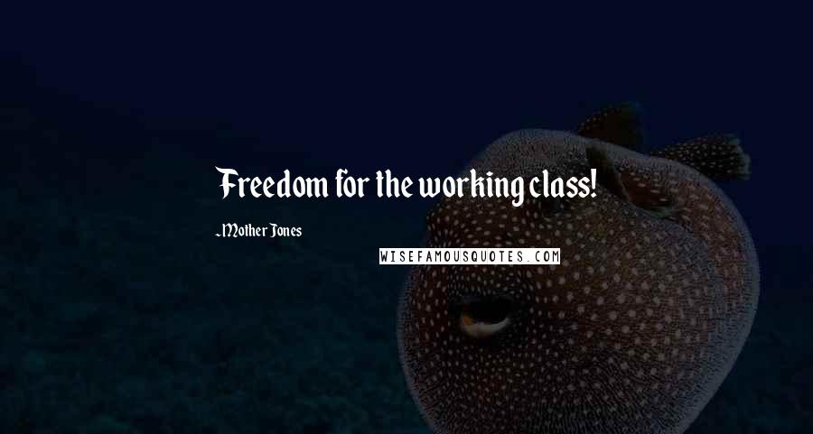 Mother Jones Quotes: Freedom for the working class!