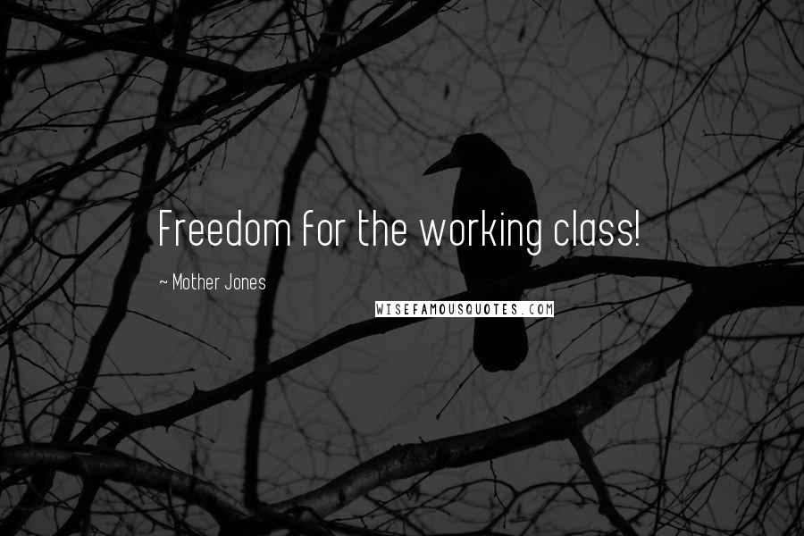 Mother Jones Quotes: Freedom for the working class!