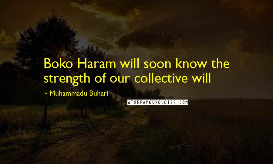 Muhammadu Buhari Quotes: Boko Haram will soon know the strength of our collective will