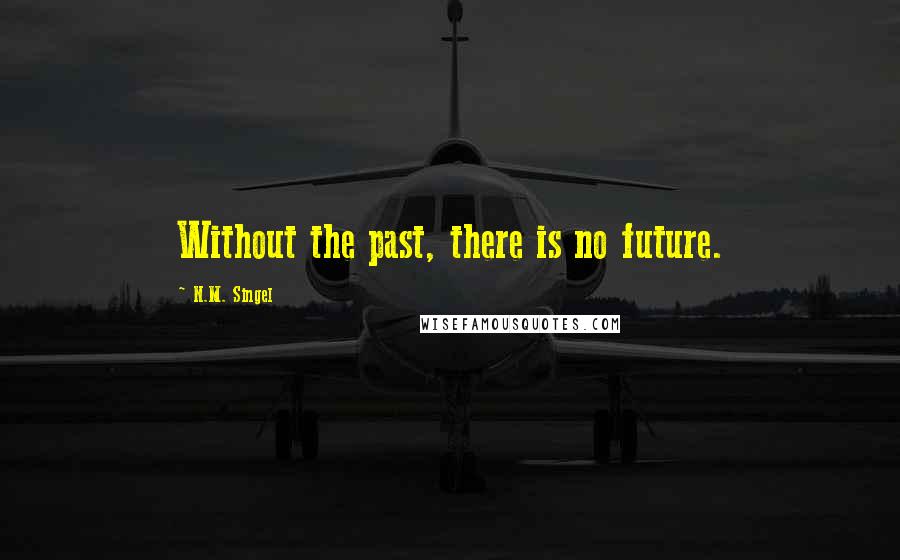 N.M. Singel Quotes: Without the past, there is no future.