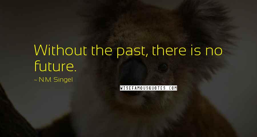 N.M. Singel Quotes: Without the past, there is no future.