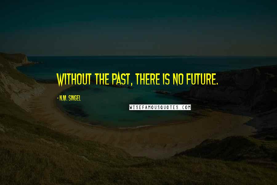 N.M. Singel Quotes: Without the past, there is no future.