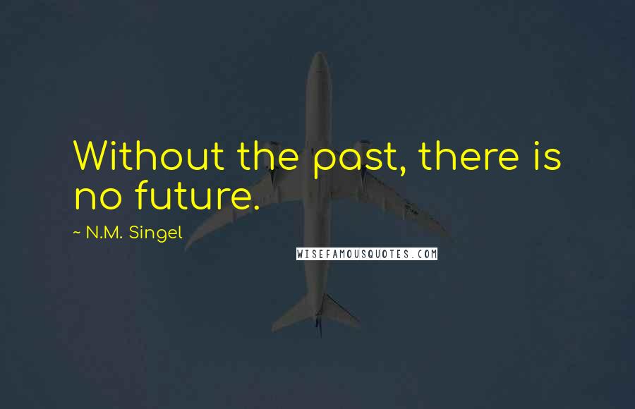 N.M. Singel Quotes: Without the past, there is no future.