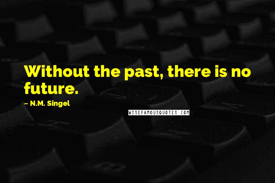 N.M. Singel Quotes: Without the past, there is no future.