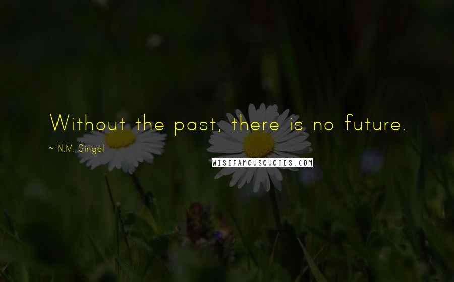 N.M. Singel Quotes: Without the past, there is no future.