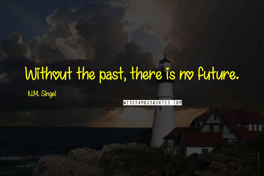 N.M. Singel Quotes: Without the past, there is no future.