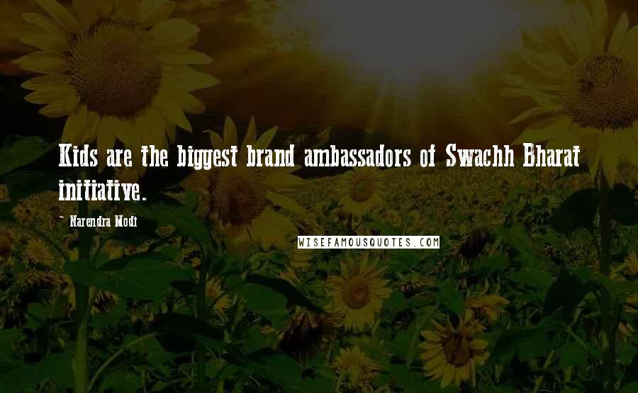 Narendra Modi Quotes: Kids are the biggest brand ambassadors of Swachh Bharat initiative.