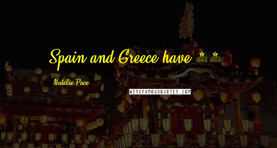 Natalie Pace Quotes: Spain and Greece have 25%
