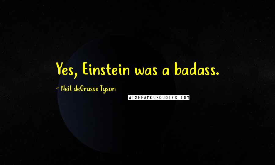 Neil DeGrasse Tyson Quotes: Yes, Einstein was a badass.