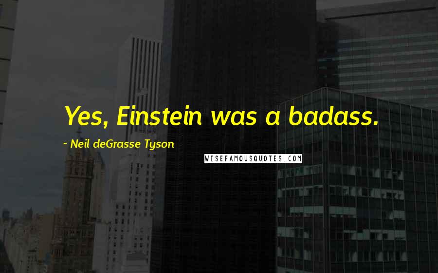 Neil DeGrasse Tyson Quotes: Yes, Einstein was a badass.