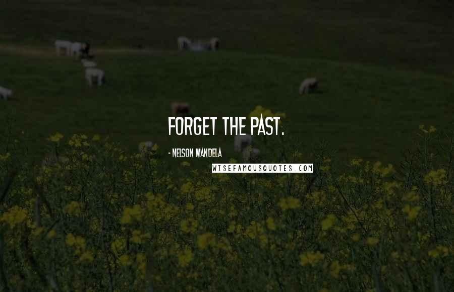 Nelson Mandela Quotes: Forget the past.