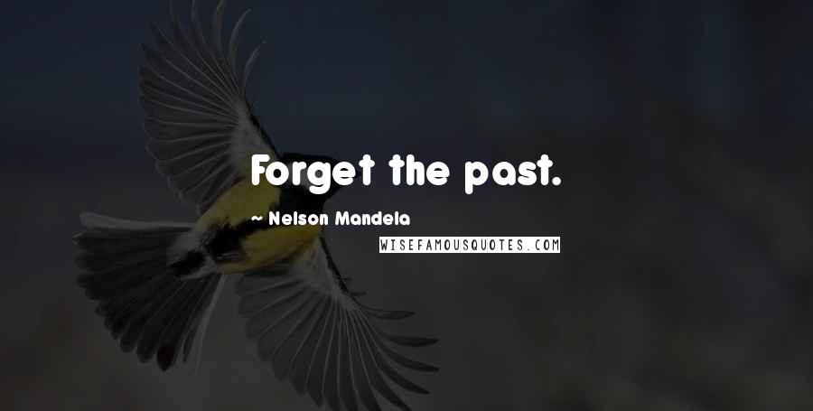 Nelson Mandela Quotes: Forget the past.