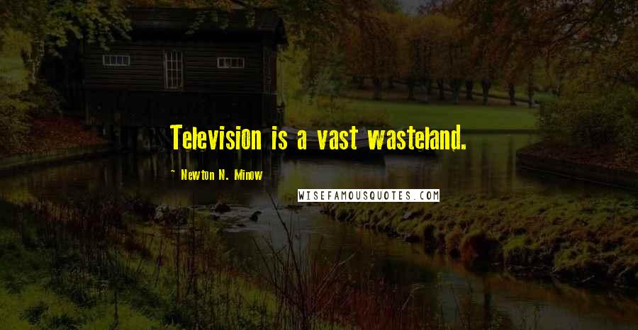 Newton N. Minow Quotes: Television is a vast wasteland.