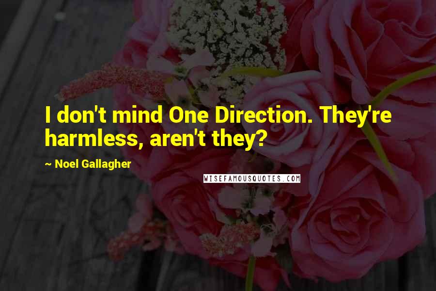 Noel Gallagher Quotes: I don't mind One Direction. They're harmless, aren't they?