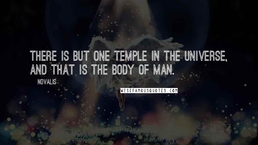 Novalis Quotes: There is but one temple in the universe, and that is the body of man.