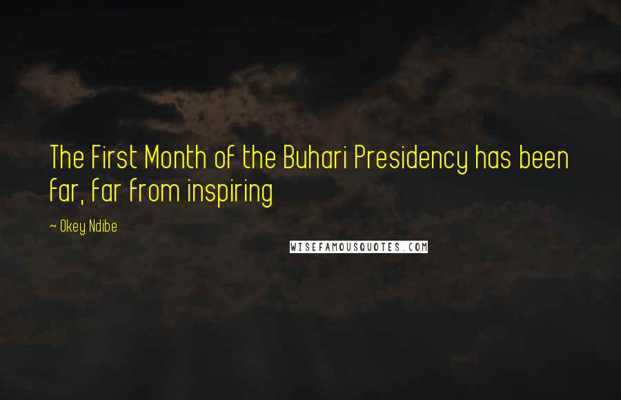 Okey Ndibe Quotes: The First Month of the Buhari Presidency has been far, far from inspiring