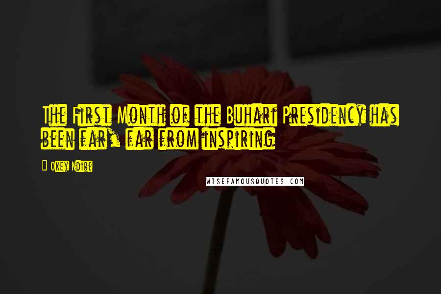 Okey Ndibe Quotes: The First Month of the Buhari Presidency has been far, far from inspiring