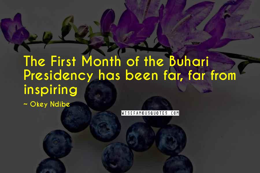 Okey Ndibe Quotes: The First Month of the Buhari Presidency has been far, far from inspiring